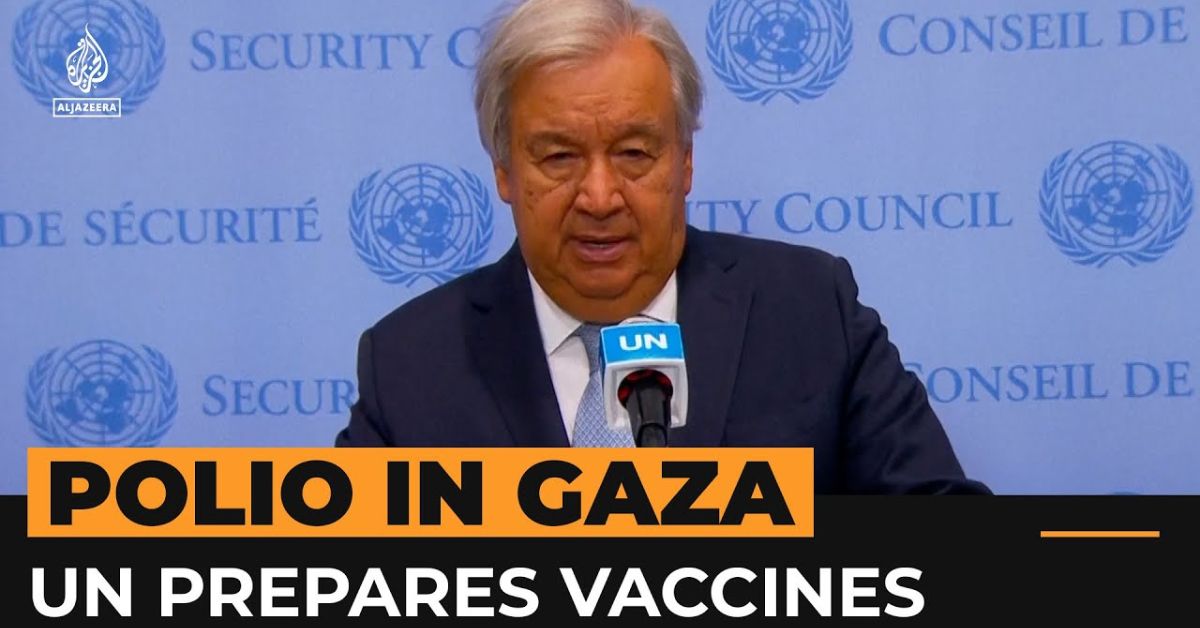 The Ultimate Vaccine for Polio in Gaza Peace