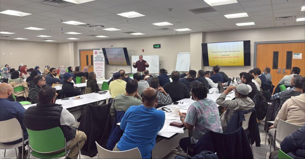 UMR Youth Leadership Bootcamp Nationwide Series Continues with PMP Training by Dr. Khaled Falah at MCMC
North Brunswick, NJ – January 11, 2025